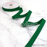 7/8" Grosgrain Ribbon - 50 Yards (Emerald Green)