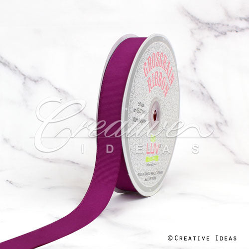 7/8" Grosgrain Ribbon - 50 Yards (Fuchsia)