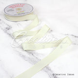 7/8" Grosgrain Ribbon - 50 Yards (Ivory)