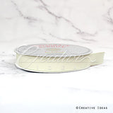 7/8" Grosgrain Ribbon - 50 Yards (Ivory)