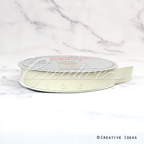 7/8" Grosgrain Ribbon - 50 Yards (Ivory)