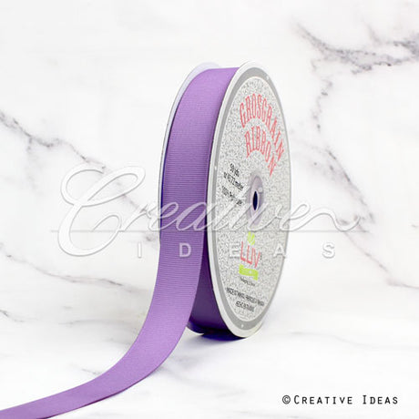 7/8" Grosgrain Ribbon - 50 Yards (Lavender)