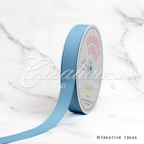 7/8" Grosgrain Ribbon - 50 Yards (Light Blue)