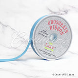 7/8" Grosgrain Ribbon - 50 Yards (Light Blue)