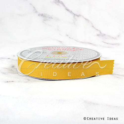 7/8" Grosgrain Ribbon - 50 Yards (Light Gold)