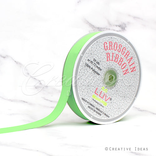 7/8" Grosgrain Ribbon - 50 Yards (Mint Green)