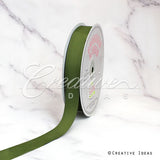 7/8" Grosgrain Ribbon - 50 Yards (Moss Green)