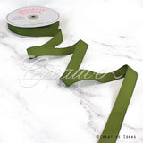 7/8" Grosgrain Ribbon - 50 Yards (Moss Green)