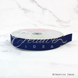 7/8" Grosgrain Ribbon - 50 Yards (Navy Blue)