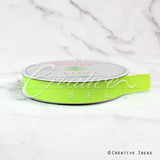 7/8" Grosgrain Ribbon - 50 Yards (Neon Yellow)
