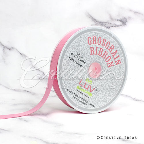 7/8" Grosgrain Ribbon - 50 Yards (Pink)
