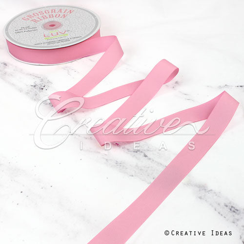7/8" Grosgrain Ribbon - 50 Yards (Pink)