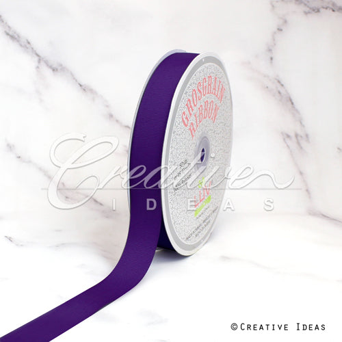 7/8" Grosgrain Ribbon - 50 Yards (Plum)