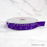 7/8" Grosgrain Ribbon - 50 Yards (Purple)