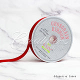 7/8" Grosgrain Ribbon - 50 Yards (Red)