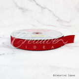 7/8" Grosgrain Ribbon - 50 Yards (Red)