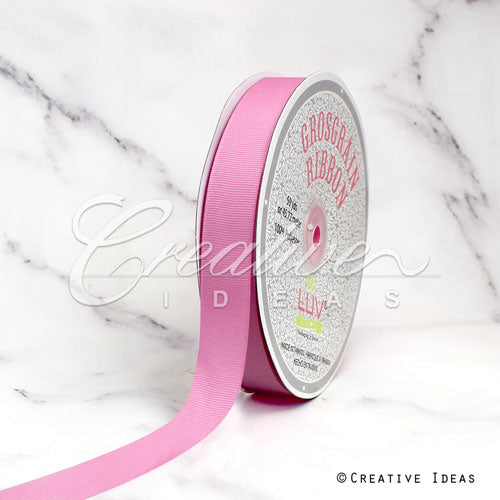 7/8" Grosgrain Ribbon - 50 Yards (Rose)