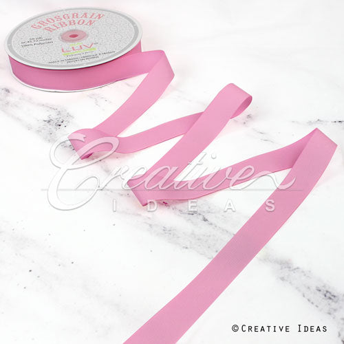 7/8" Grosgrain Ribbon - 50 Yards (Rose)