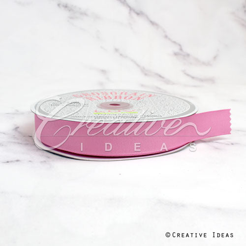 7/8" Grosgrain Ribbon - 50 Yards (Rose)