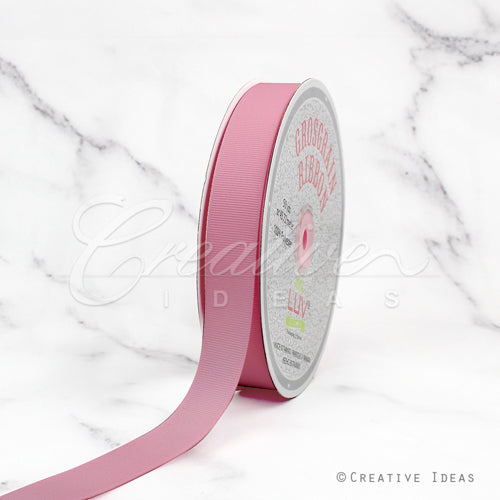 7/8" Grosgrain Ribbon - 50 Yards (Rosy Mauve)