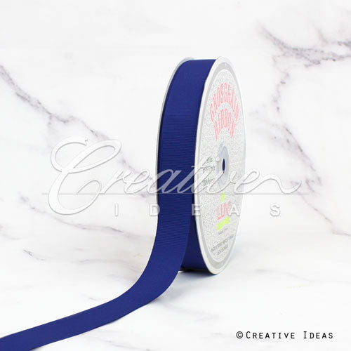 7/8" Grosgrain Ribbon - 50 Yards (Royal Blue)