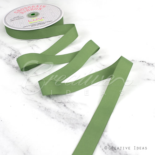 7/8" Grosgrain Ribbon - 50 Yards (Sage)