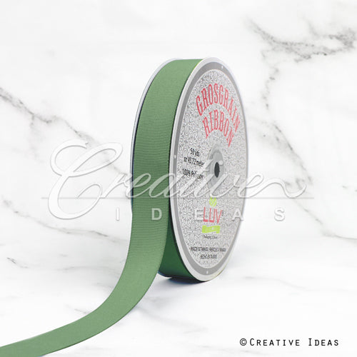 7/8" Grosgrain Ribbon - 50 Yards (Sage)