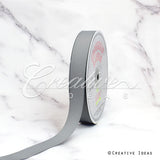 7/8" Grosgrain Ribbon - 50 Yards (Silver)
