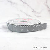 7/8" Grosgrain Ribbon - 50 Yards (Silver)
