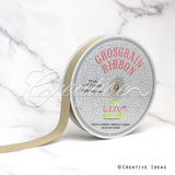 7/8" Grosgrain Ribbon - 50 Yards (Toffee)