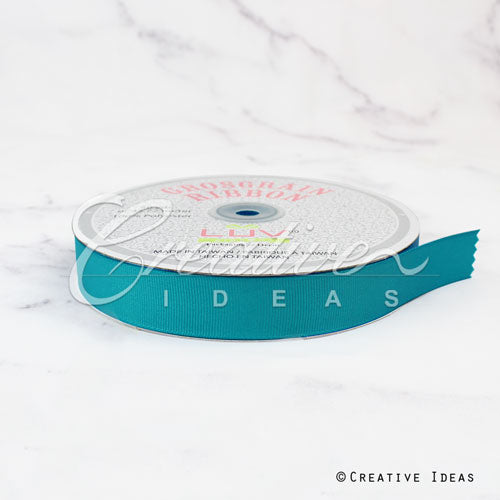 7/8" Grosgrain Ribbon - 50 Yards (Tropic Blue)