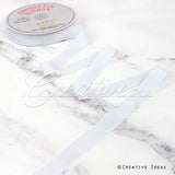 7/8" Grosgrain Ribbon - 50 Yards (White)