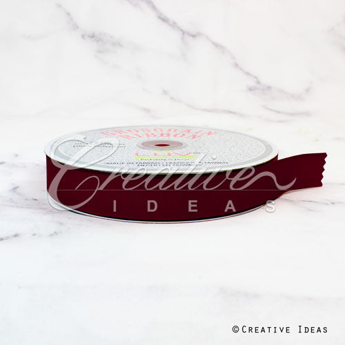 7/8" Grosgrain Ribbon - 50 Yards (Wine)