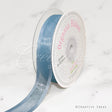 7/8" Organza With Satin Edge Ribbon - 25 Yards (Antique Blue)