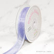 7/8" Organza With Satin Edge Ribbon - 25 Yards (Iris)