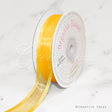 7/8" Organza With Satin Edge Ribbon - 25 Yards (Light Gold)