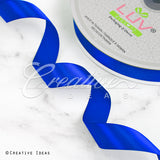 7/8" Single Face Satin-100 Yds (Vibrant Blue)