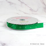 7/8" Single Face Satin-100 Yds (Vibrant Green)