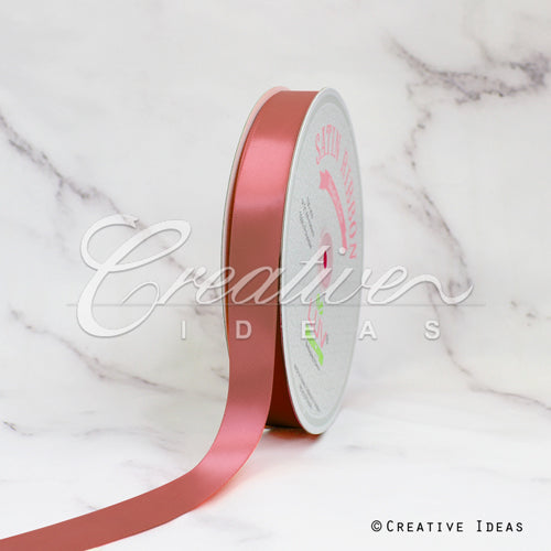7/8" Single Face Satin-100 Yds (Cinnamon)