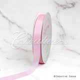 7/8" Single Face Satin-100 Yds (Frost Pink)