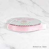 7/8" Single Face Satin-100 Yds (Frost Pink)