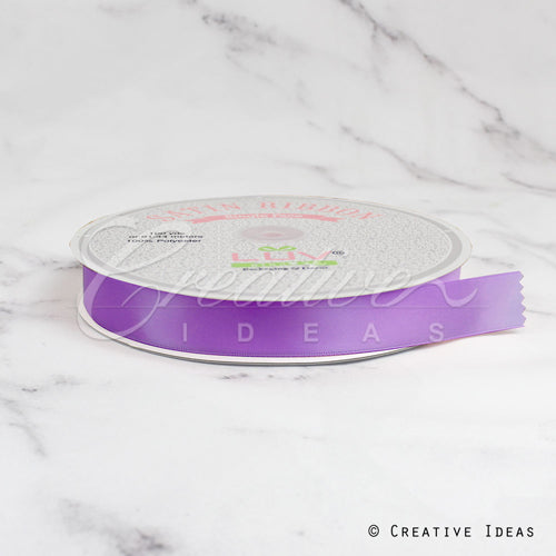 7/8" Single Face Satin-100 Yds (Ube)