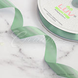 7/8" Single Face Satin Ribbon - 100 Yards (Sage)