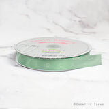 7/8" Single Face Satin Ribbon - 100 Yards (Sage)