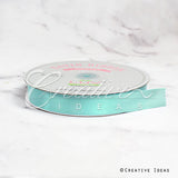 7/8" Single Face Satin Ribbon - 100 Yards (Aqua)