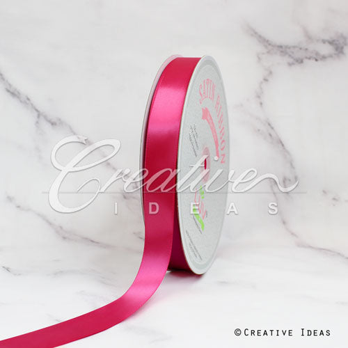 7/8" Single Face Satin Ribbon - 100 Yards (Azalea)