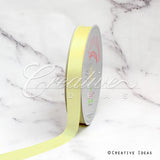 7/8" Single Face Satin Ribbon - 100 Yards (Baby Maize)