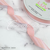 7/8" Single Face Satin Ribbon - 100 Yards (Blush)