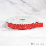 7/8" Single Face Satin Ribbon - 100 Yards (Coral)