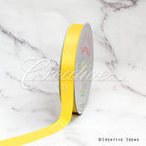 7/8" Single Face Satin Ribbon - 100 Yards (Daffodil)